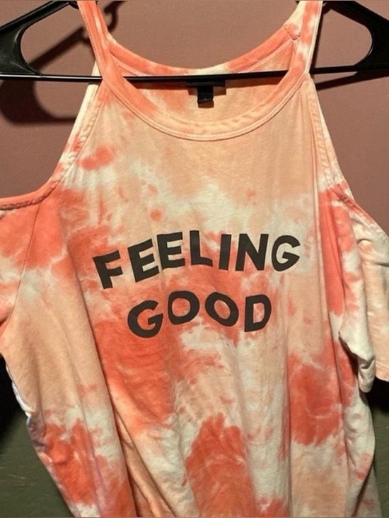 torrid Tops - Torrid Feeling Good Cold Shoulder Tie Dye Tee